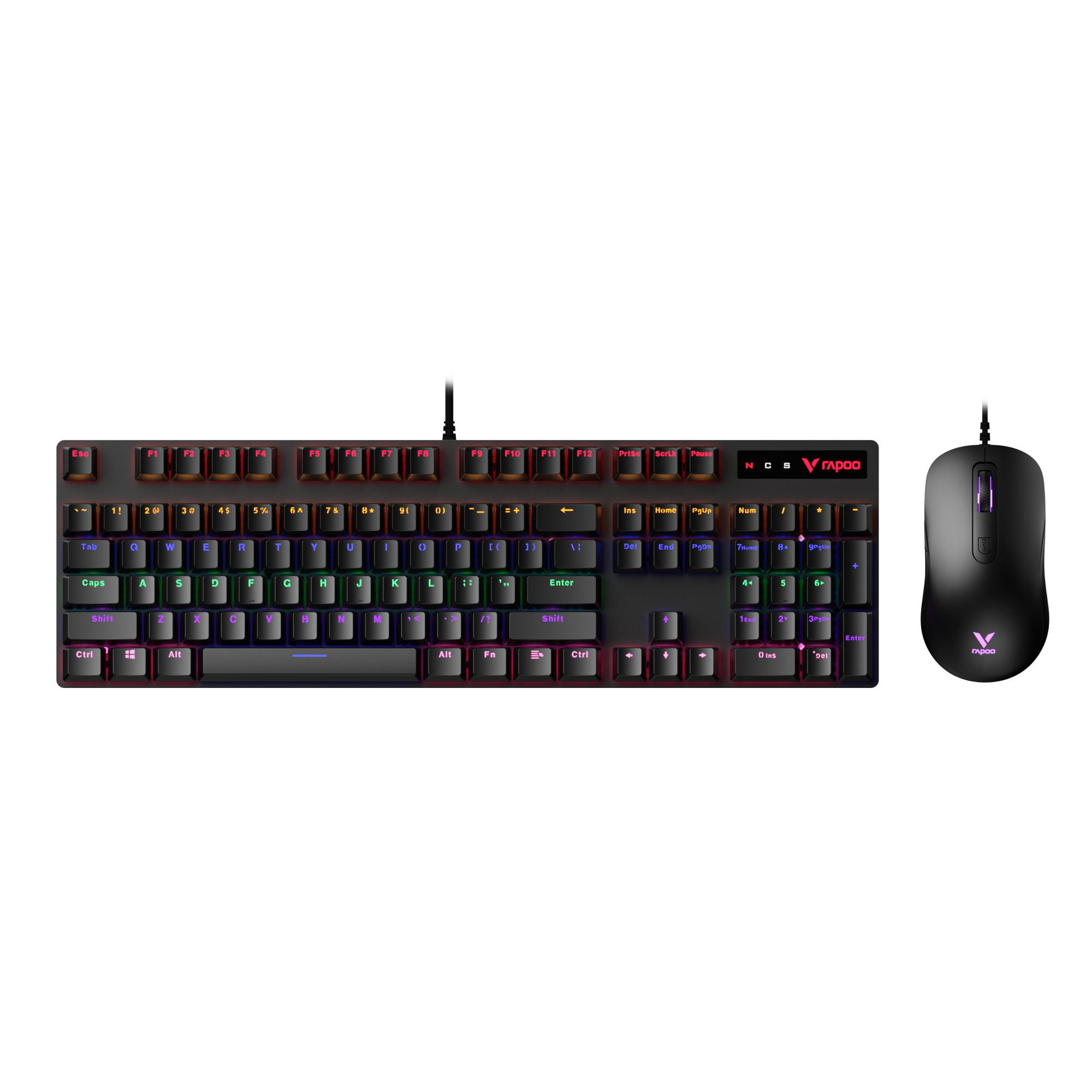 Rapoo V150S Mechanical Gaming Keyboard & Gaming Mouse Combo