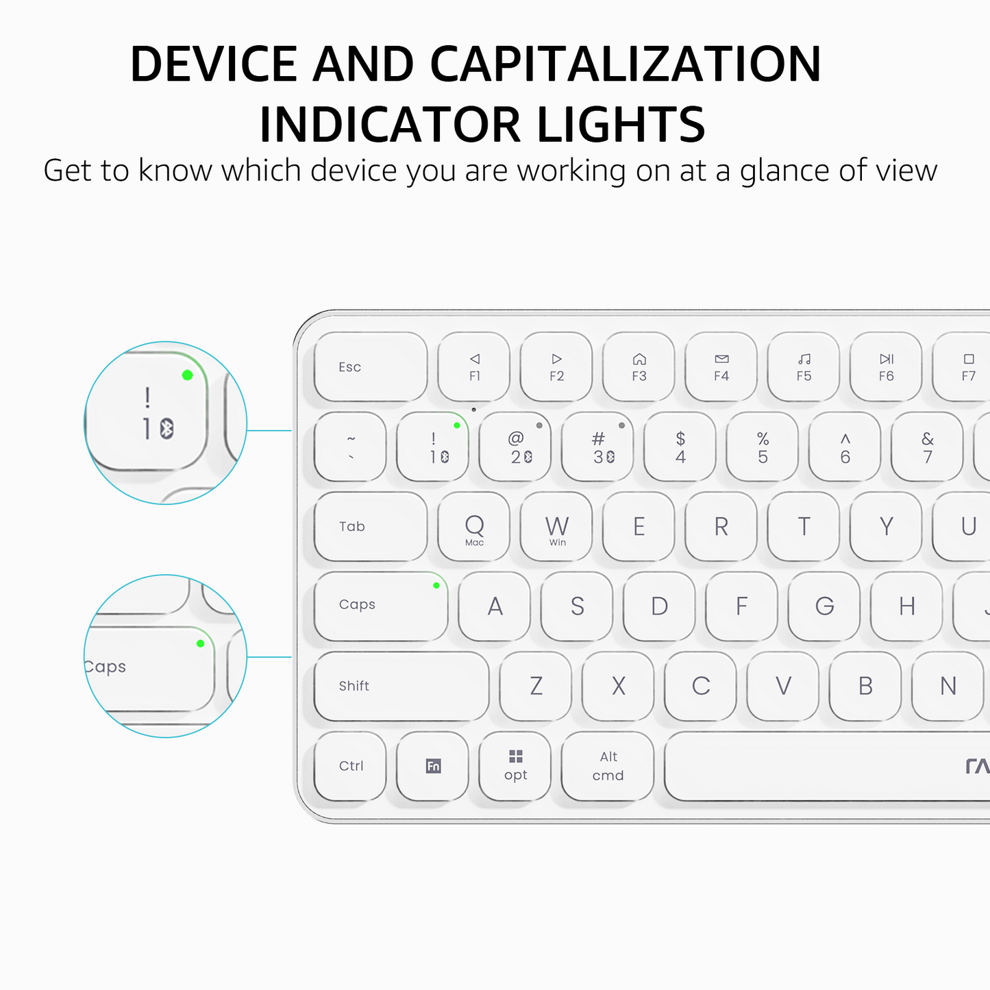 Rapoo 9010M Multi-Device Keyboard and Mouse Combo, 2.4GHz/Bluetooth 5.0/4.0 Wireless Keyboard & Mouse Set for Windows/Mac/Linux/Chrome, Support 4 Devices, Low-Profile Silent Click, Battery Powered