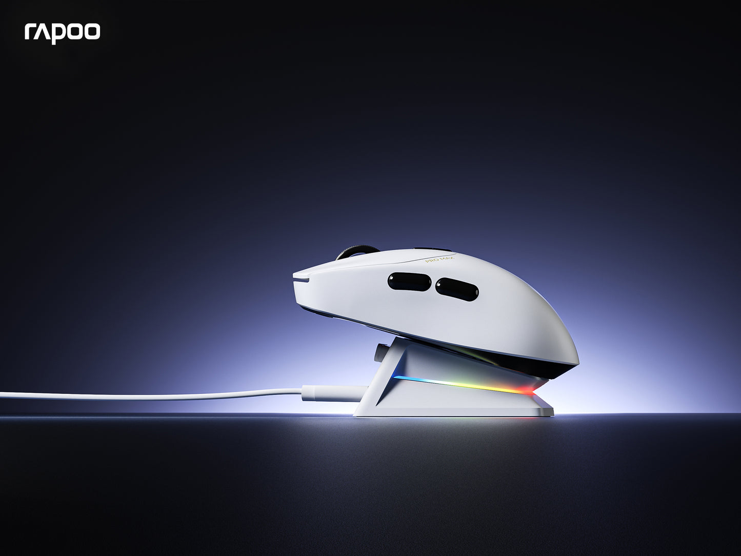 Rapoo P5 RGB Mouse Charging Dock, Compatible with MT760/MT760 PRO Multi-Device Mice and VT9 Pro/VT3/VT3 GEN-2/VT7 Series Gaming Mice