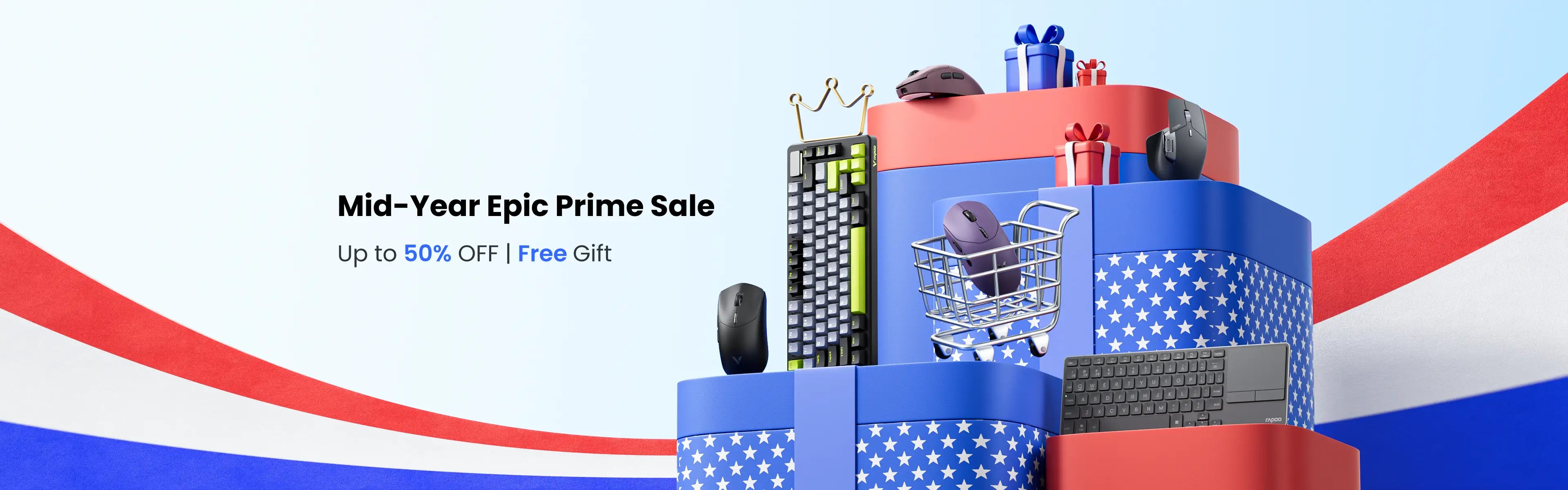 Rapoo Mid-Year Mega Sale save up to 50%off