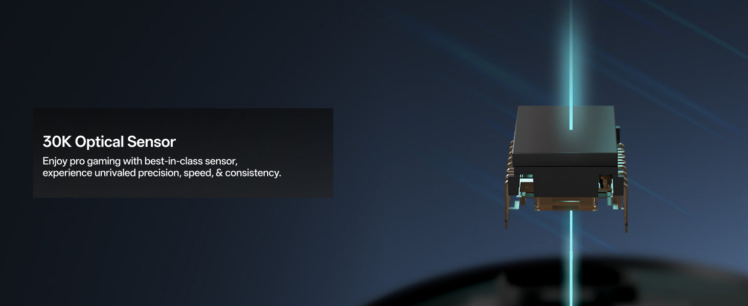 RAPOO VT2 MAX Gen2 gaming mouse featuring a 30K optical sensor