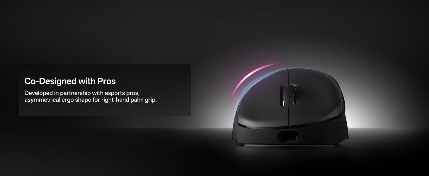 RAPOO VT3S Max Gen-2 gaming mouse featuring an ergonomic design for comfortable extended use
