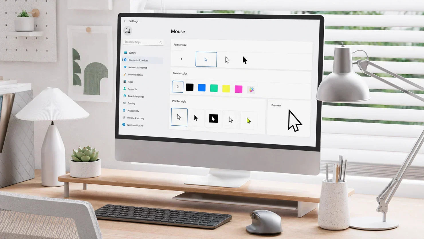 Modify mouse cursor on different systems