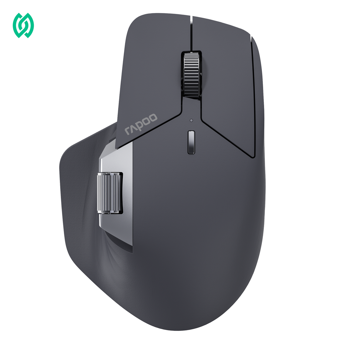 Rapoo MT760 Pro Ergonomic Wireless Mouse,NearLink + Bluetooth 5.0 Multi-Device, 12K DPI, 2K Polling, Ergo for Work & Gaming, 11 Programmable Buttons
