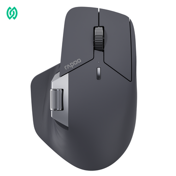 Rapoo MT760 Pro Ergonomic Wireless Mouse,NearLink + Bluetooth 5.0 Multi-Device, 12K DPI, 2K Polling, Ergo for Work & Gaming, 11 Programmable Buttons