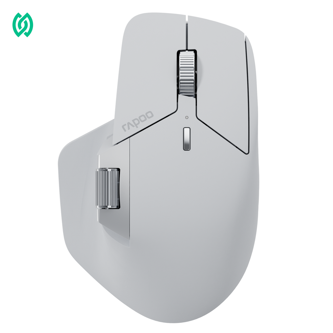 Rapoo MT760 Pro Ergonomic Wireless Mouse,NearLink + Bluetooth 5.0 Multi-Device, 12K DPI, 2K Polling, Ergo for Work & Gaming, 11 Programmable Buttons