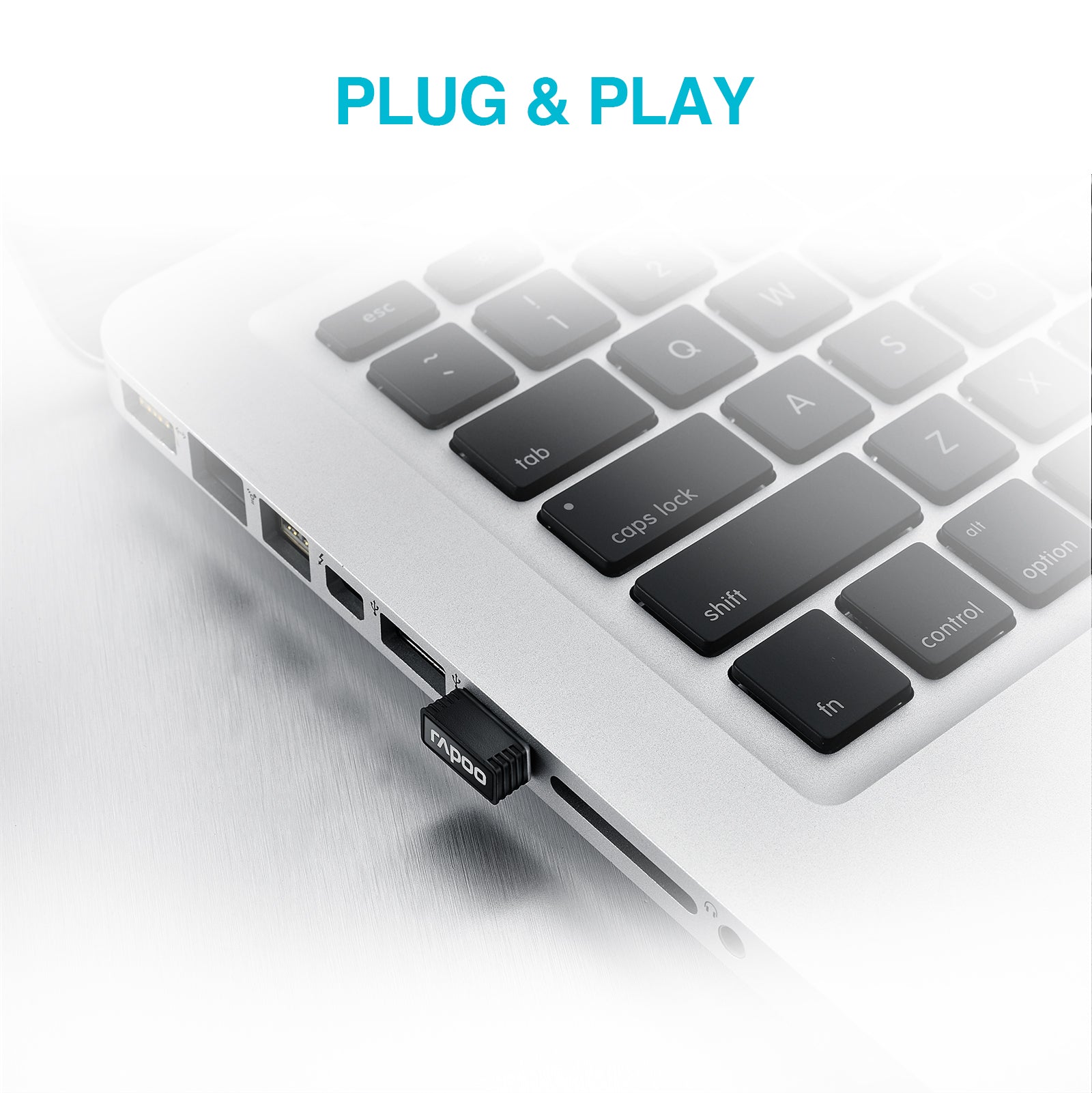 Rapoo M10 PLUS Silent Wireless Optical Mouse