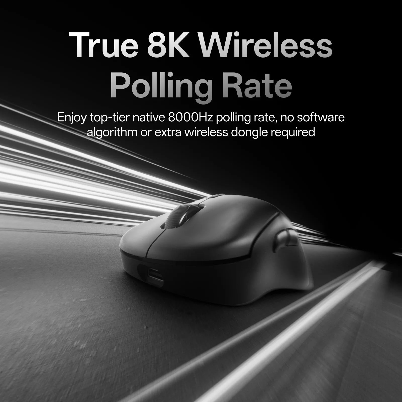 Rapoo VT3 Ergonomic Wireless Esports FPS Gaming Mouse 8000hz Polling Rate Mouse