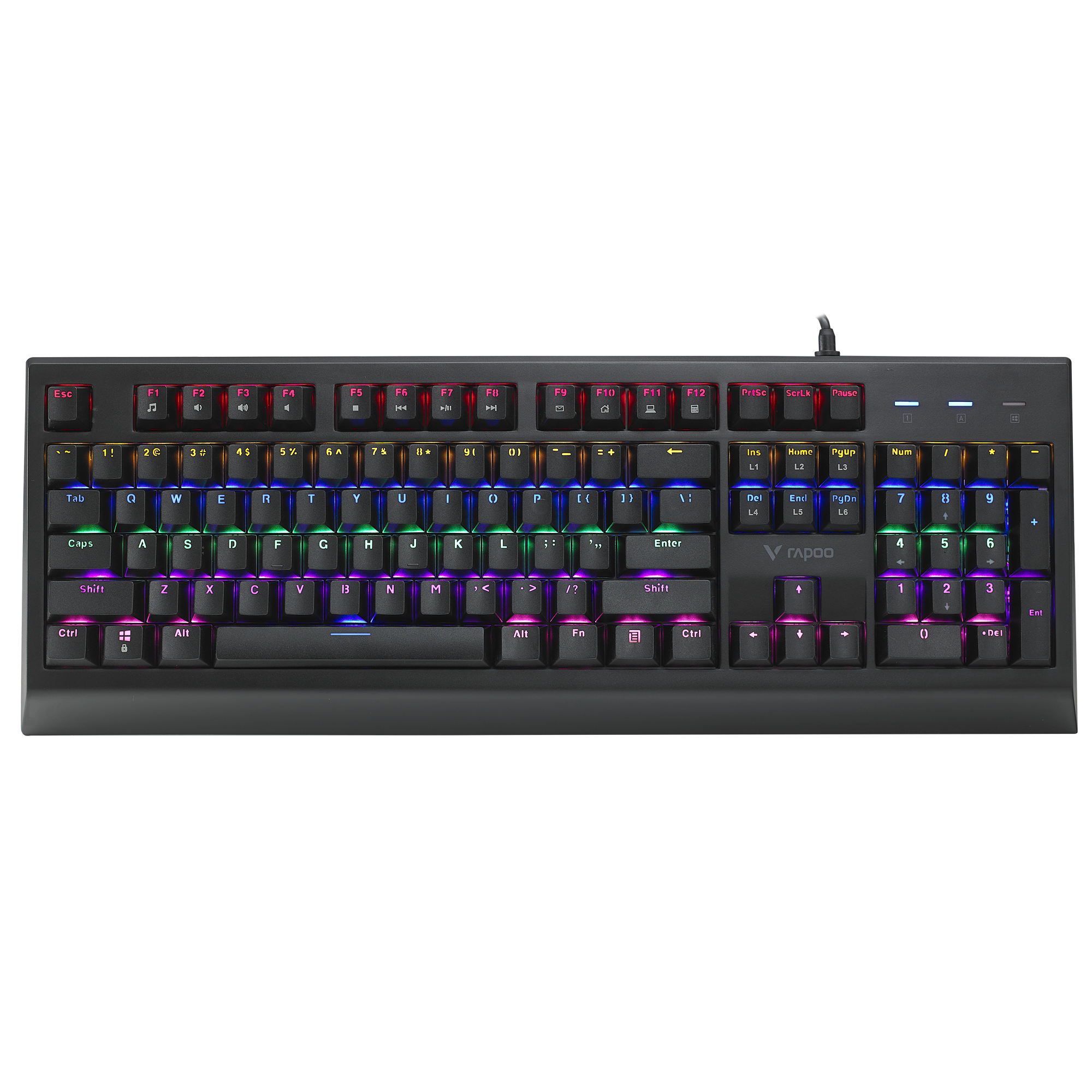 Rapoo V520 Wired Backlit Mechanical Gaming Keyboard