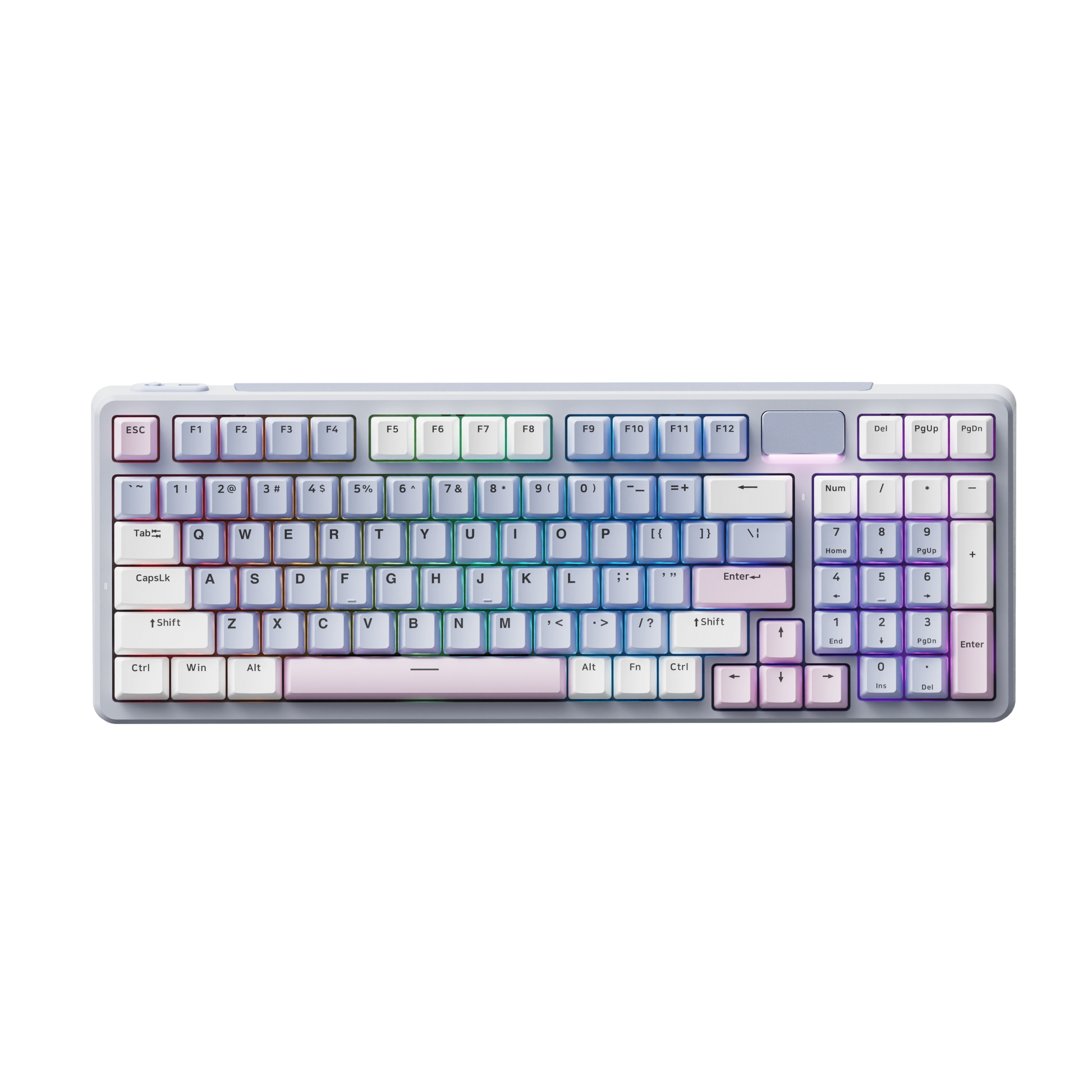 Rapoo V700DIY-98 Wireless Mechanical Gaming Keyboard Creamy Sound