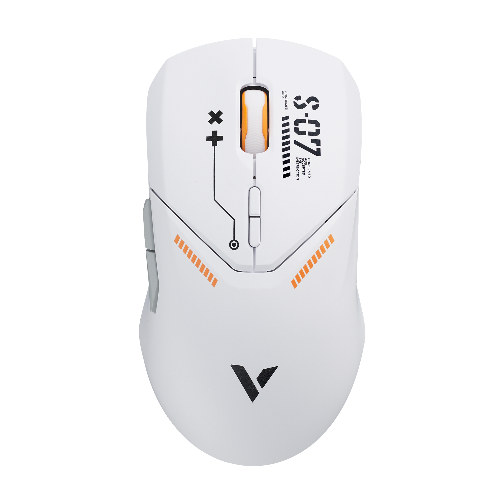 Rapoo VT9 PRO Black Golden/White Orange Wireless Gaming Mouse with Esports Grade Performance, PAW 3395 Sensor, 26000 DPI, 1ms Response Time, Super-Lightweight, 160-Hour Battery Life, 10 Programmable Buttons, On-board Memory