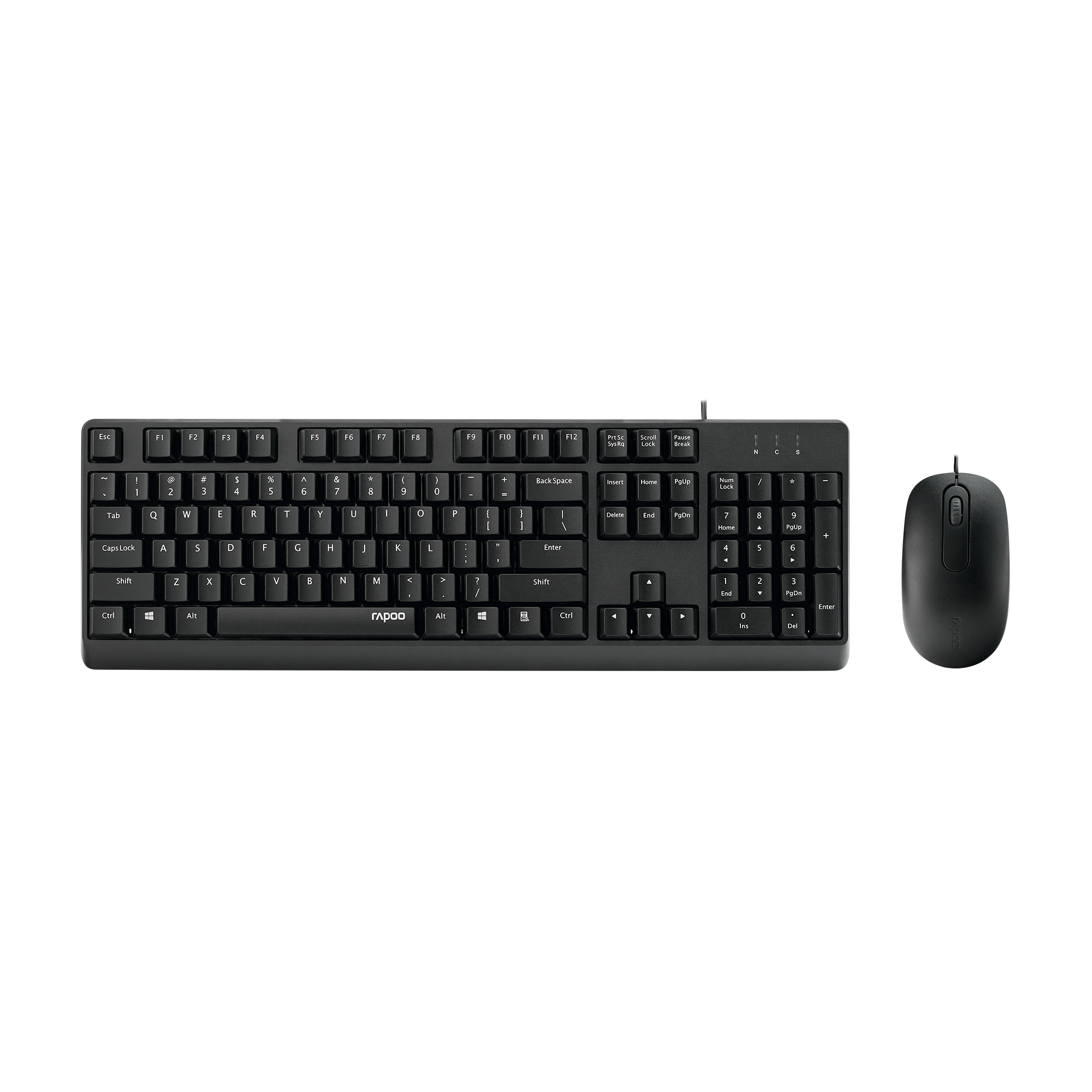 Rapoo X130PRO Wired Optical Mouse & Keyboard Combo