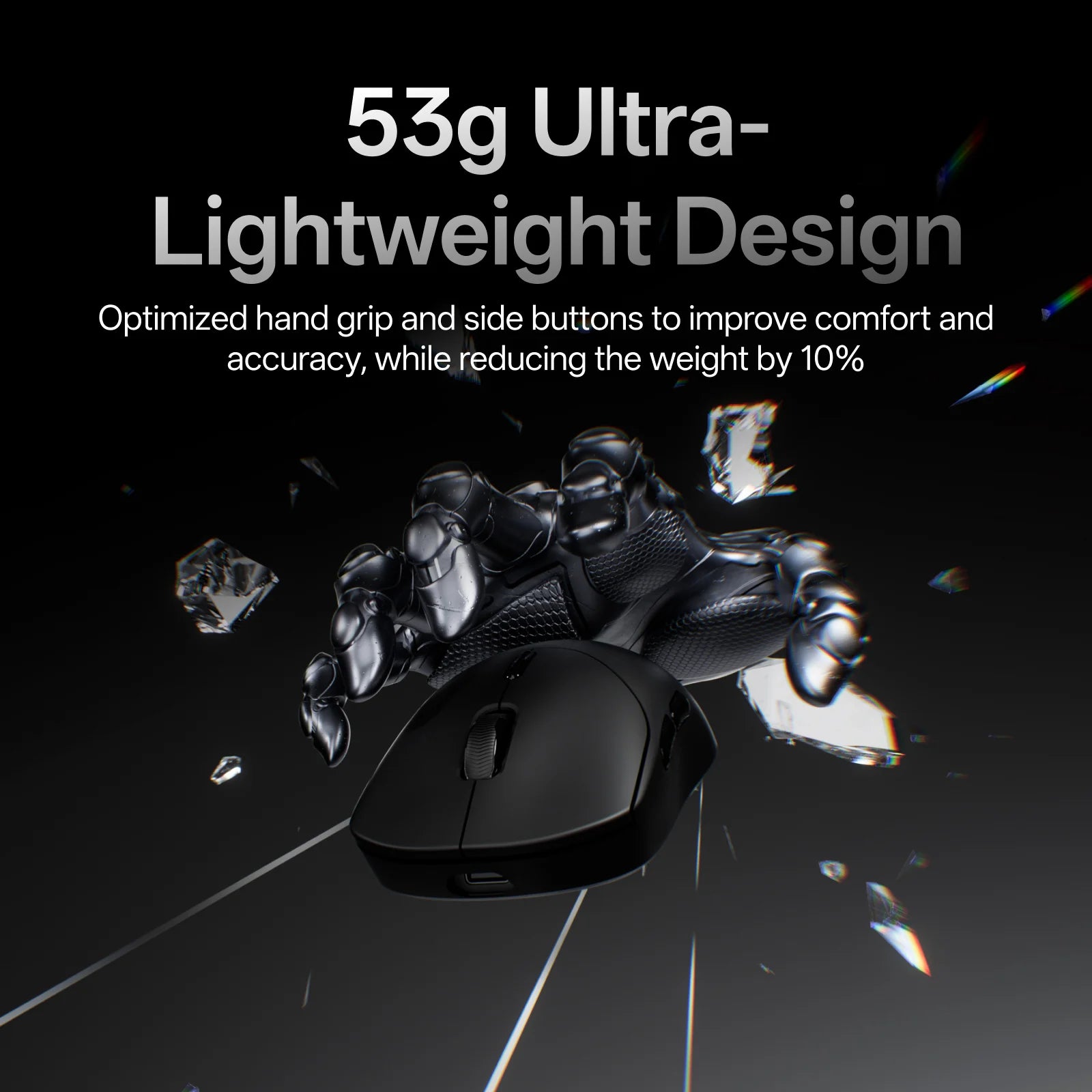 Rapoo VT2 FPS wirelss gaming mouse super light weight