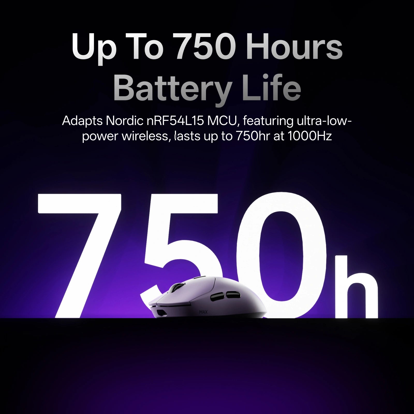 Rapoo VT2 Max Wireless Gaming Mouse 750 hours long Battery life