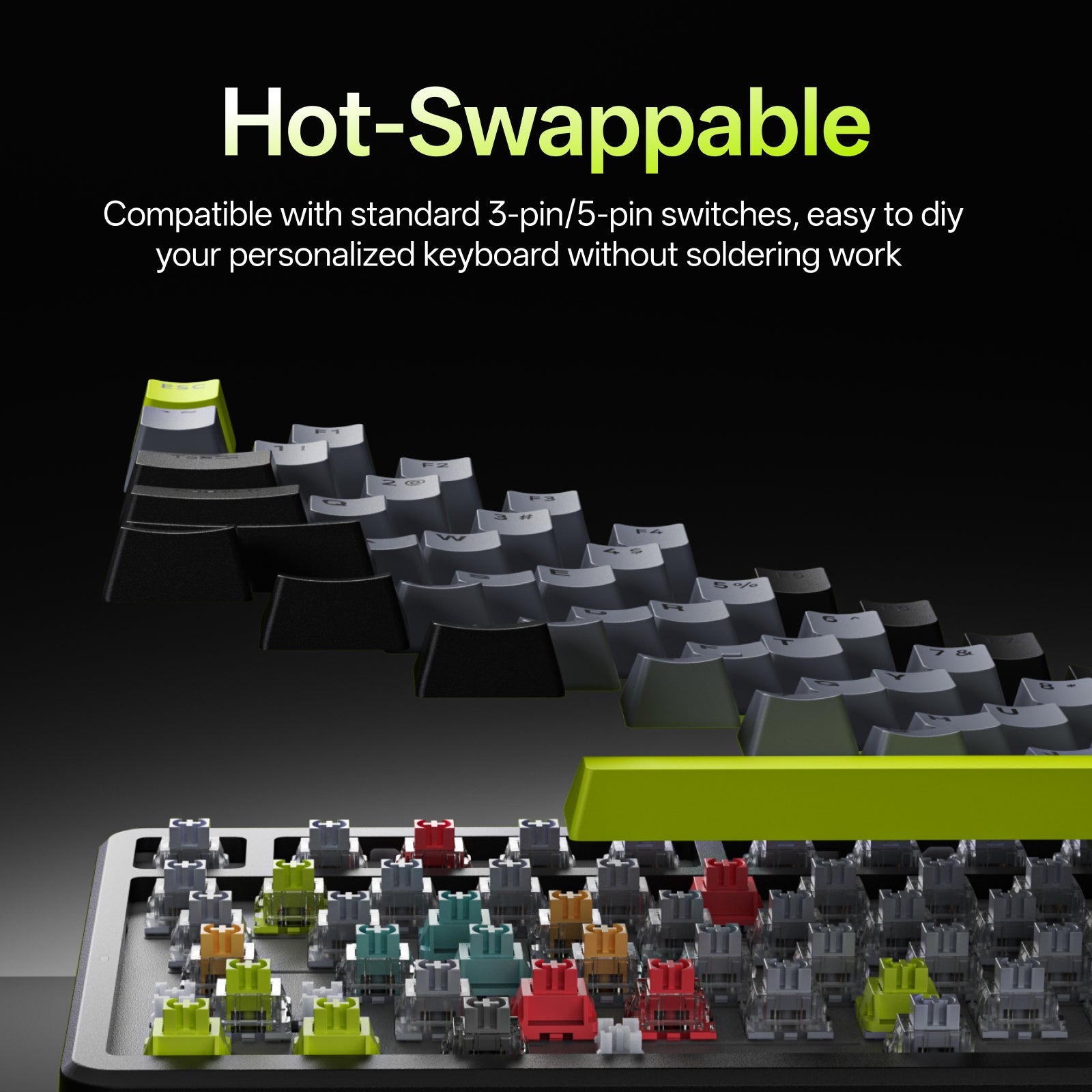 RAPOO VT2 Max Gen-2 & V700-98 Gaming Combo with P5 Charging Dock