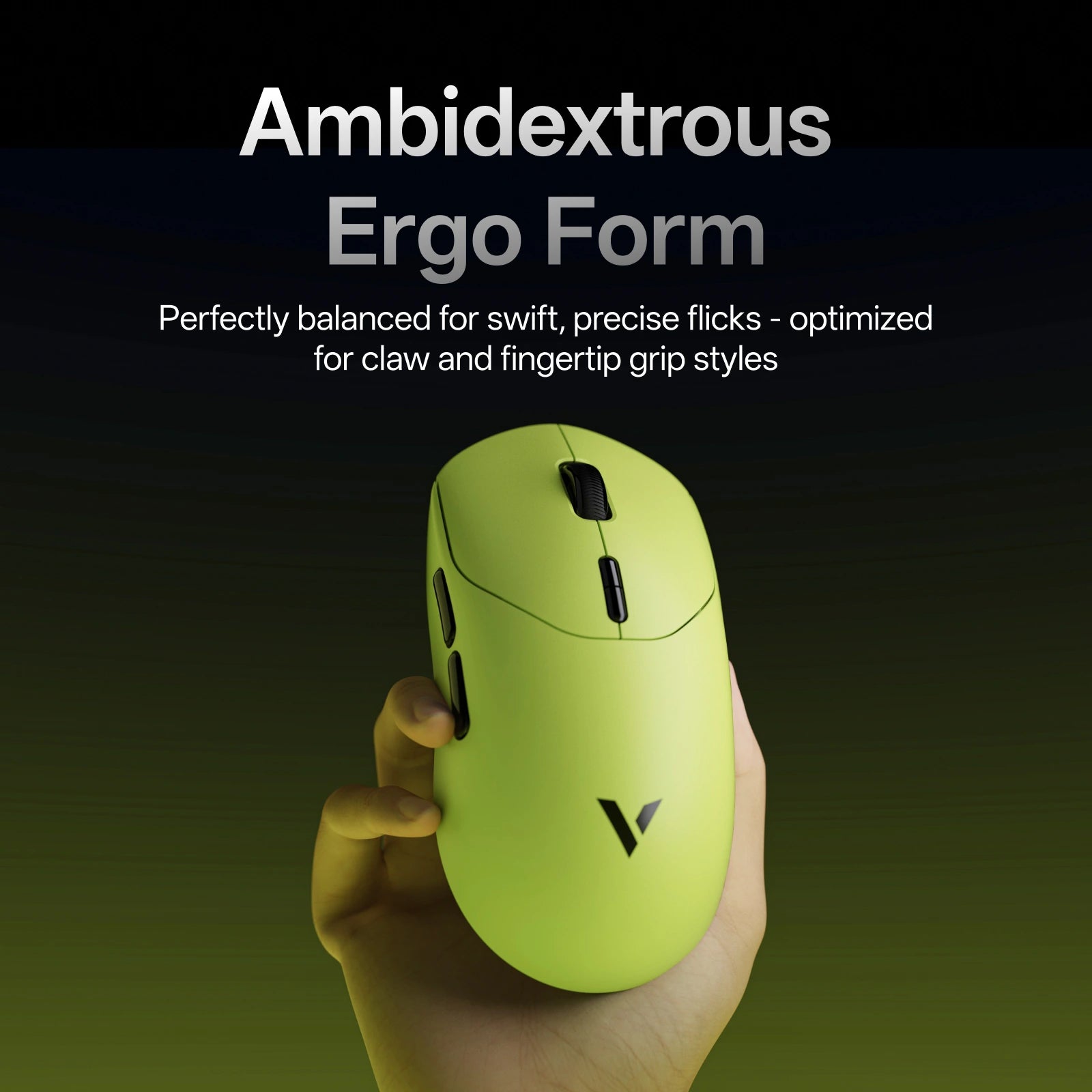 Rapoo VT2 Max Wireless Gaming Mouse Ambidextrous Ergo Form