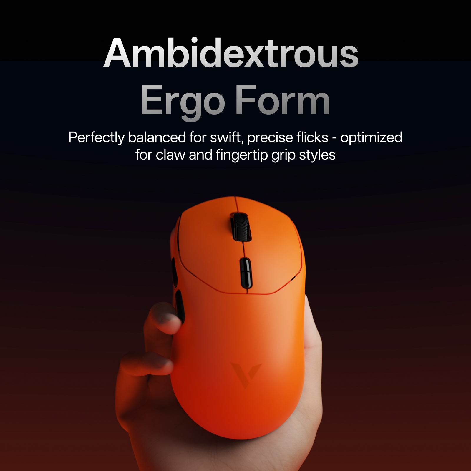 Rapoo VT1 MAX gen2 orange(オレンジ)　充電ドッグセット Rapoo VT1 MAX GEN-2 Wireless Gaming Mouse True 8K Wireless Polling