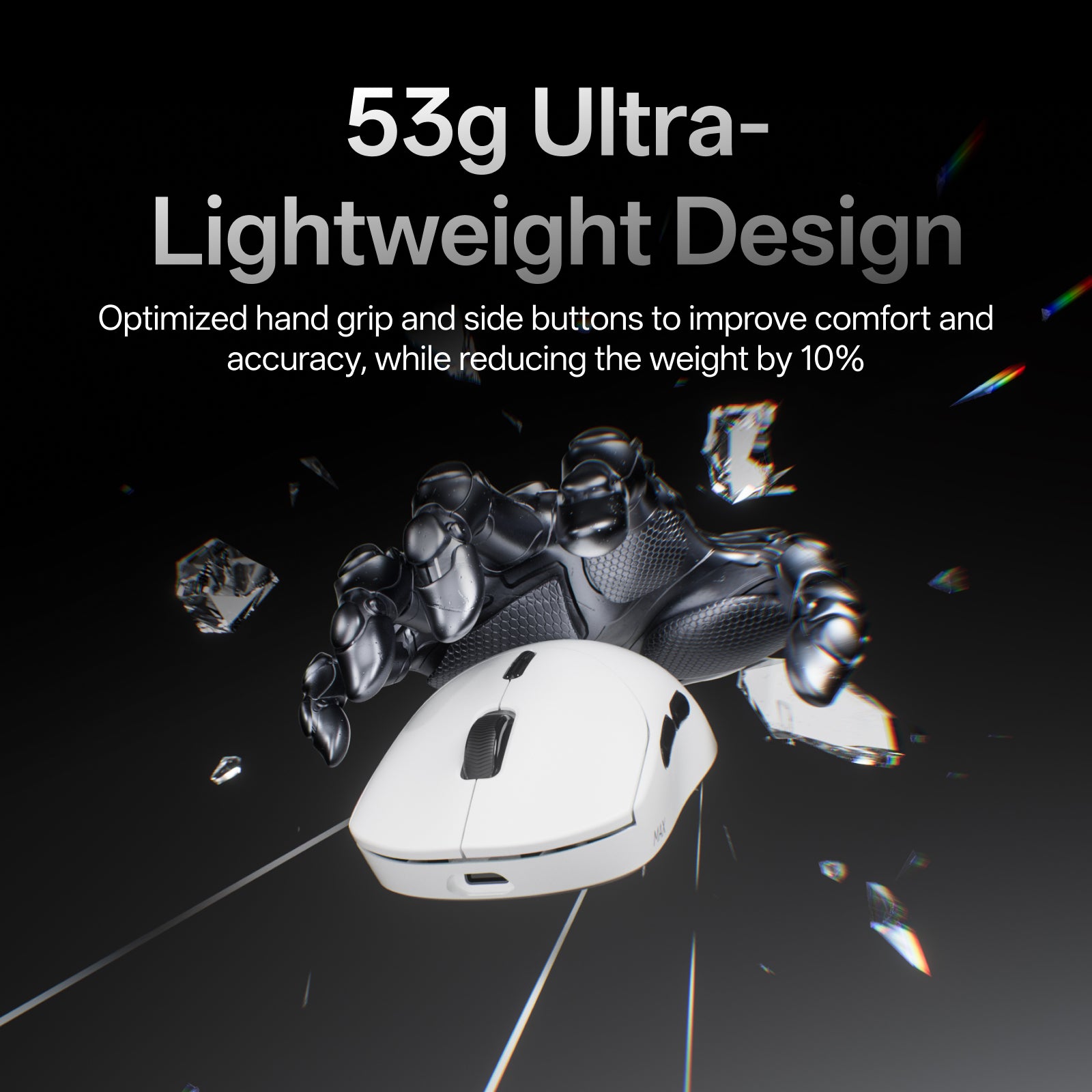 RAPOO VT2 Max Gen-2 & V700-98 Gaming Combo with P5 Charging Dock