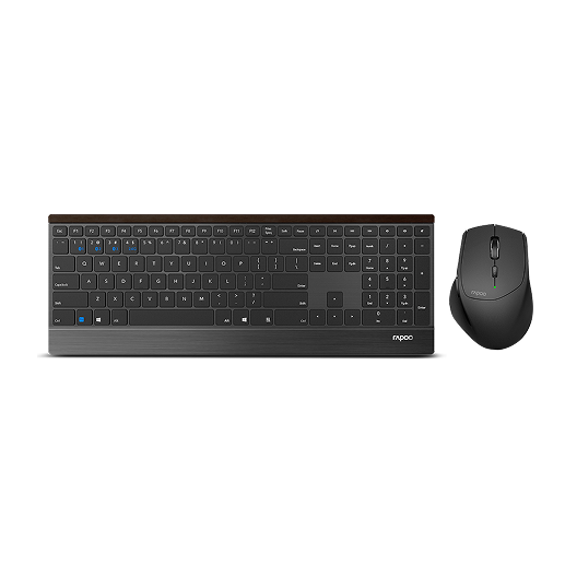 Rapoo 9500M Multi-Device Wireless Keyboard and Mouse Combo