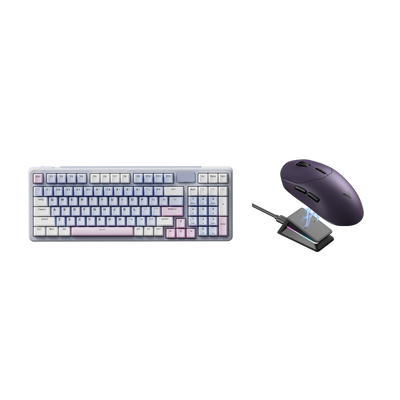 RAPOO VT2 Max Gen-2 & V700DIY-98 Gaming Combo with P5 Charging Dock