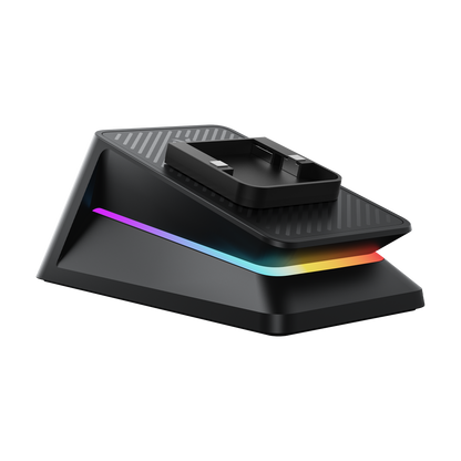 Rapoo P5 RGB Mouse Charging Dock, Compatible with MT760/MT760 PRO Multi-Device Mice and  VT9 Pro/VT3/VT3 GEN-2/VT7 Series Gaming Mice