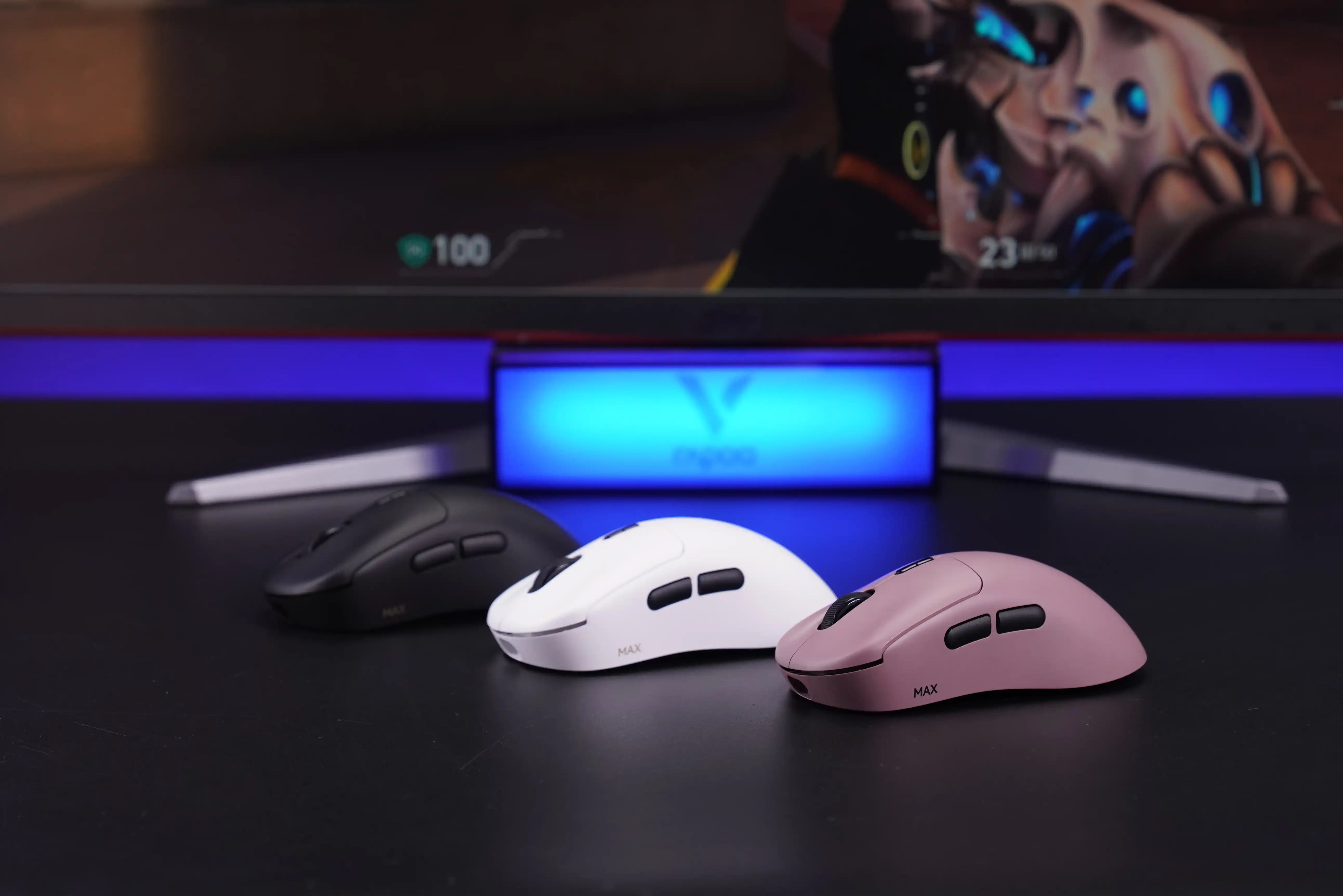 Rapoo VT3 Max Gen-2:  Ultra-lightweight Wireless Ergonomic Esports Mouse | PAW3950 Sensor | 8K Polling Rate