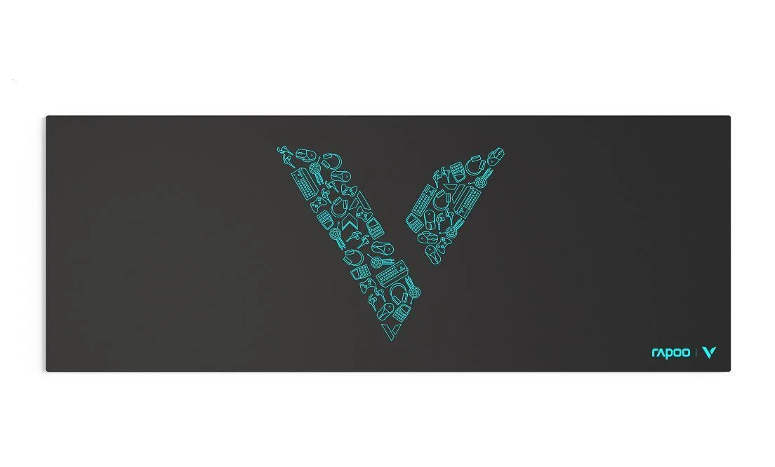 Rapoo V1L Extra Large Mouse Mat, Anti-Skid Bottom Design, Dirt-Resistant, Wear-Resistant, Scratch-Resistant, Suitable for Gamers/Gaming