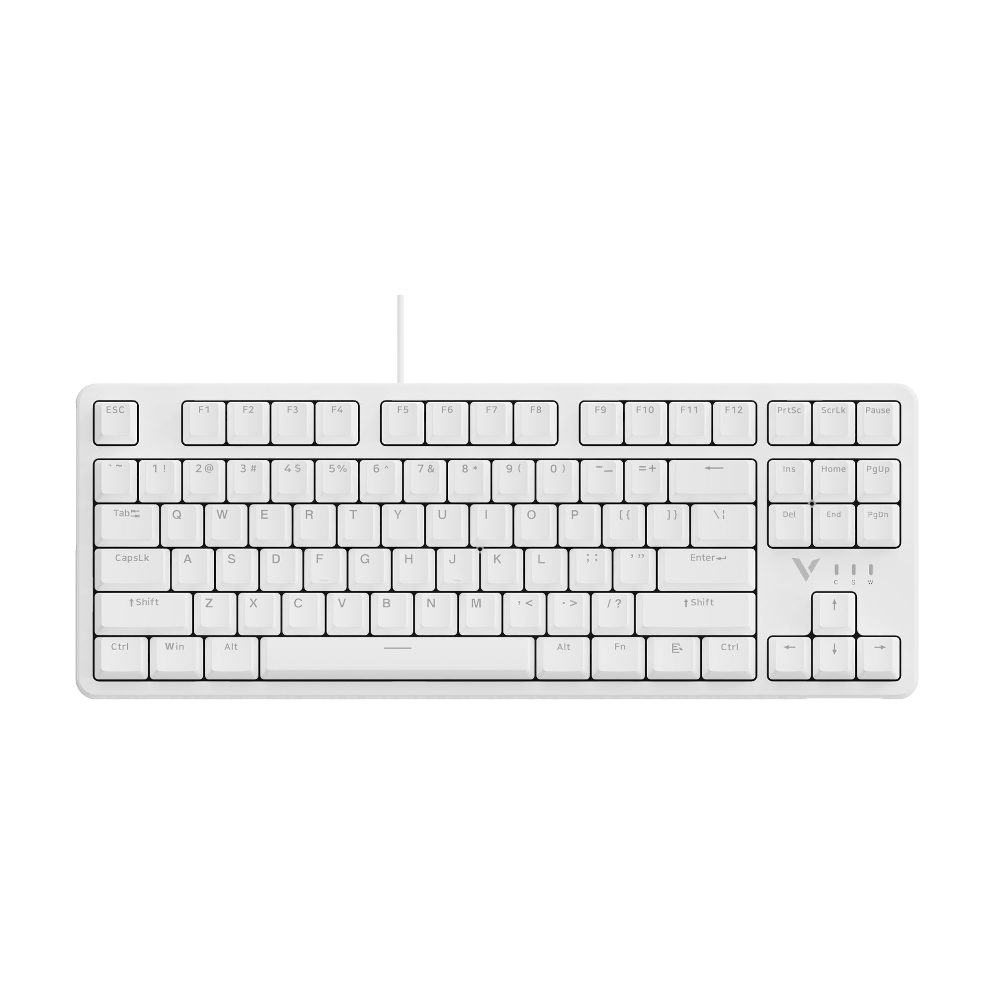 Teclado mecánico para juegos con cable Rapoo V500Pro (104/98/87 teclas) 