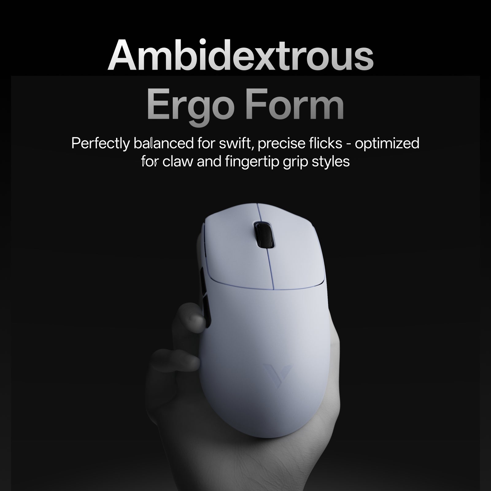Rapoo VT3s Air Max Ultralight 8K Wireless Ergonomic Gaming Mouse