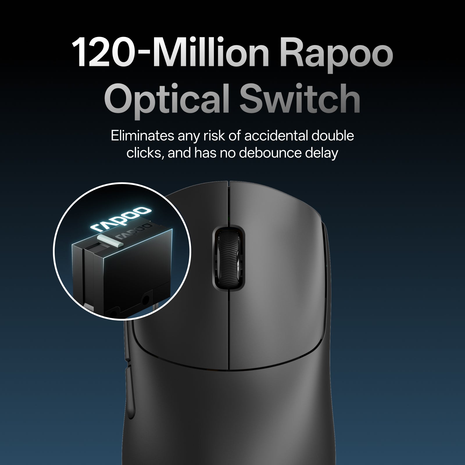 Rapoo VT0 MAX Gen-2 Wireless Gaming Mouse Ultra Lightweight