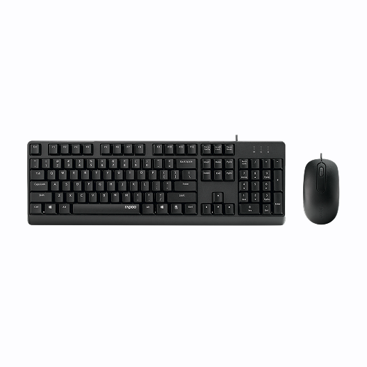 Rapoo X130PRO Wired Optical Mouse & Keyboard Combo