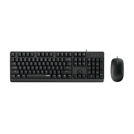 Rapoo X130PRO Wired Optical Mouse & Keyboard Combo