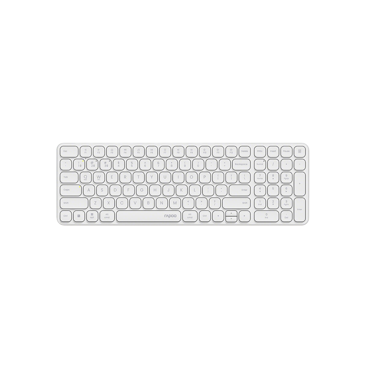 Rapoo E9310M Multi-Device Wireless Keyboard with Number Pad