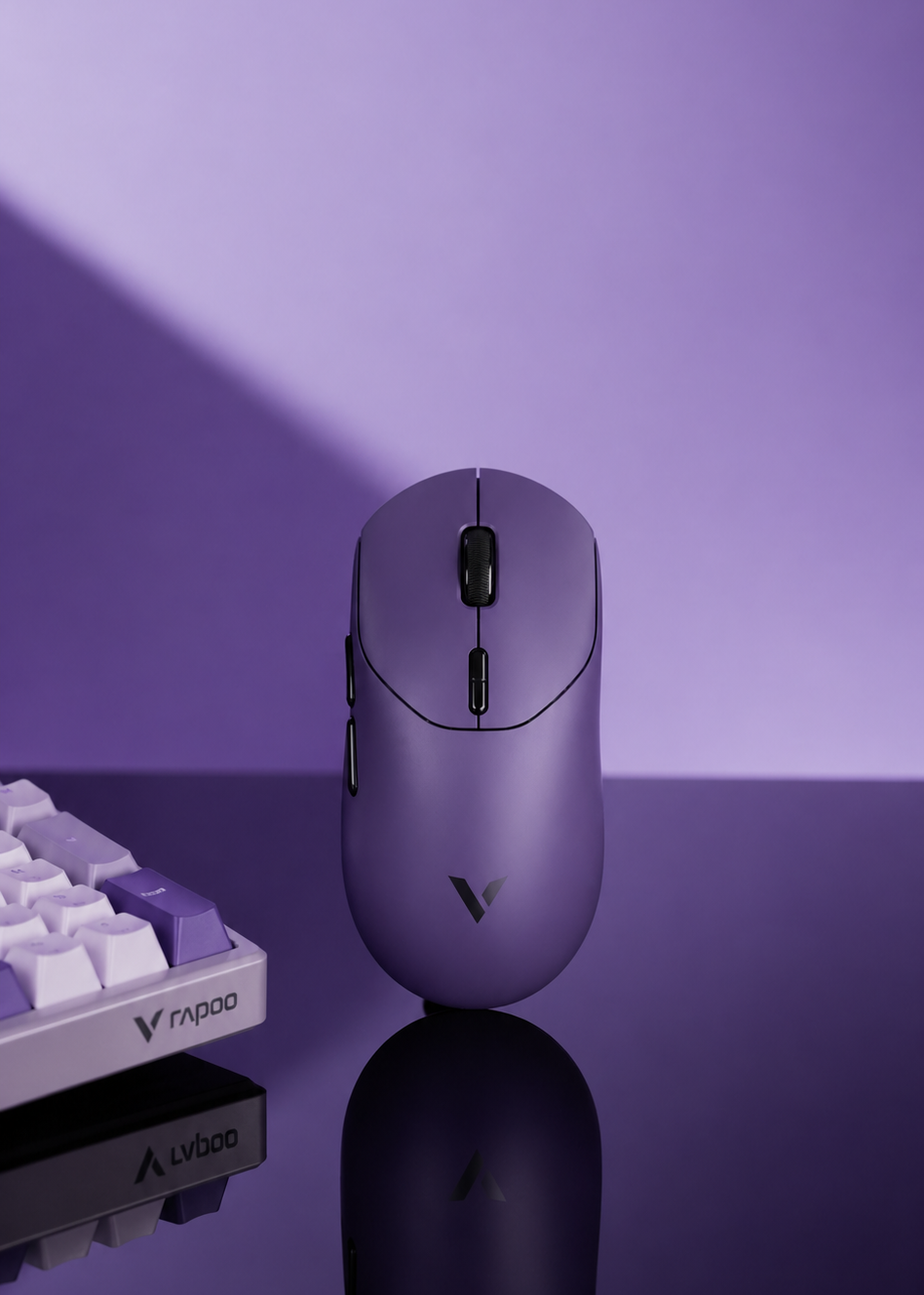 Purple and Black Gaming Mouse